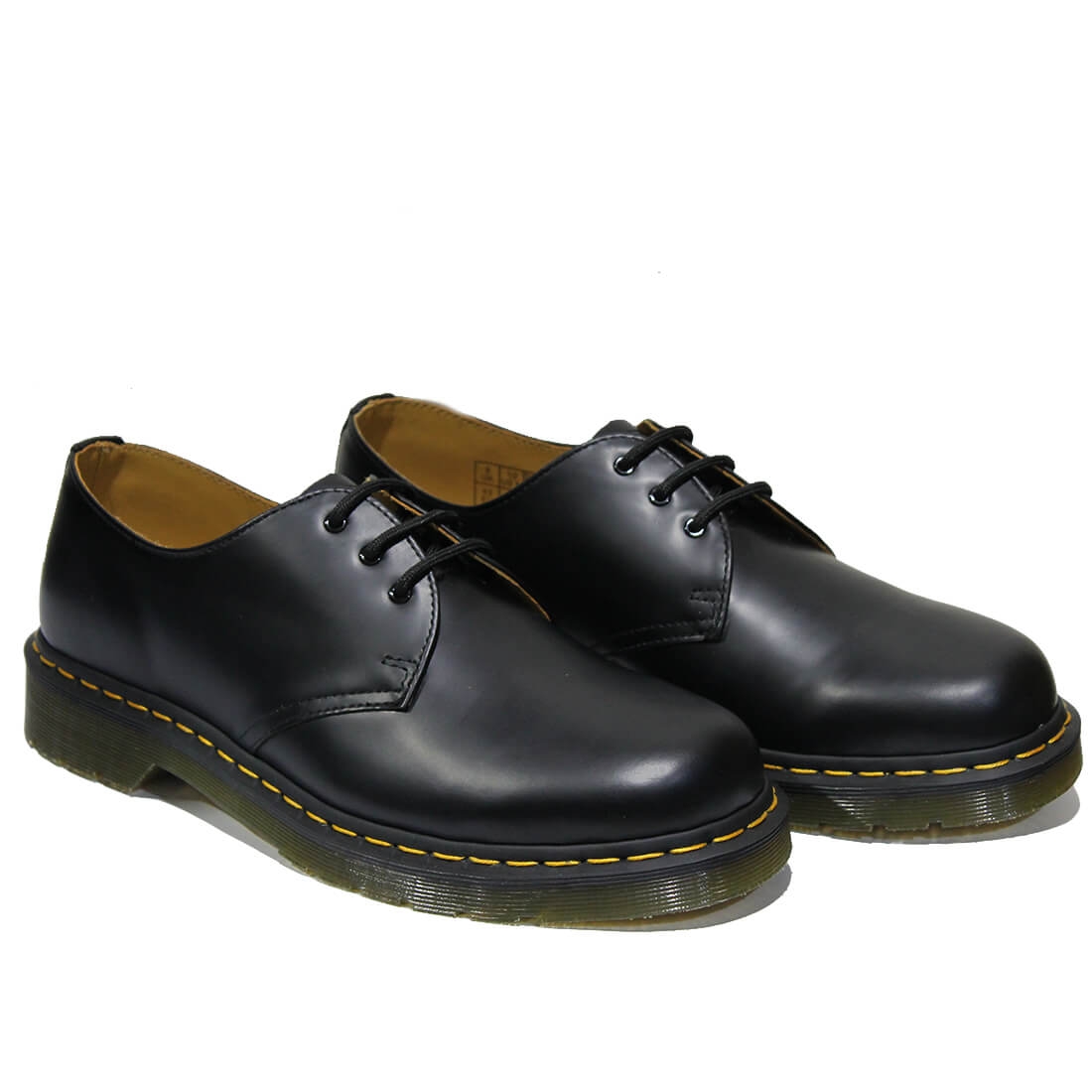 Dr Martens Black 3 Hole Shoe - Hero