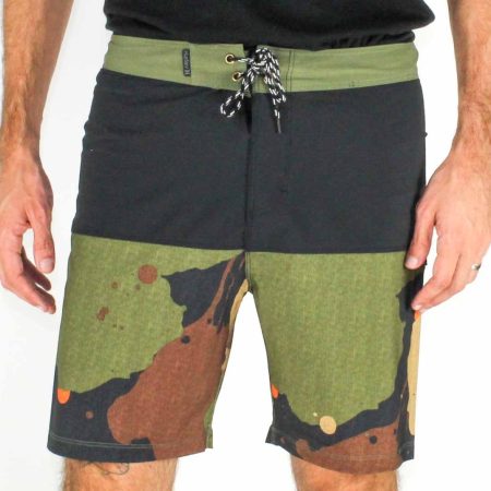 Hurley Legion Green Phantom Combat Boardshorts Front