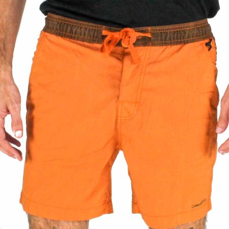 Critical Slide Orange Plain Jane Boardshorts Front