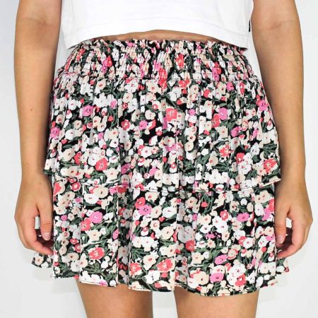 Minkpink Midsummer Multicoloured Romance Skirt Front