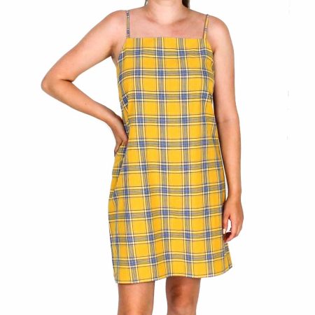 Rusty Mimosa Yellow Clueless Dress- Front