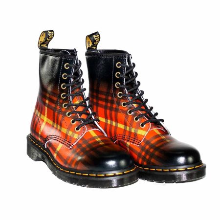 DR Martens Tartan 8 Hole Boot-Front