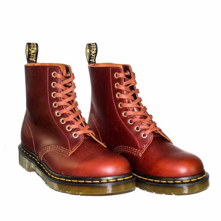 DR Martens 1460 Pascal 8 Eye Brown Boots-Front