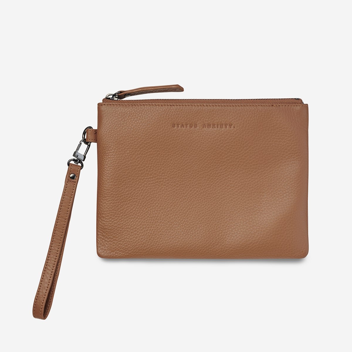 Status Anxiety Fixation Tan Wallet now at Jeanhouse Online! Free Shipping Australia Wide. -Front