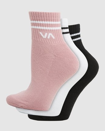 Rvca Va Mini Crew Sock 3pack- Hero