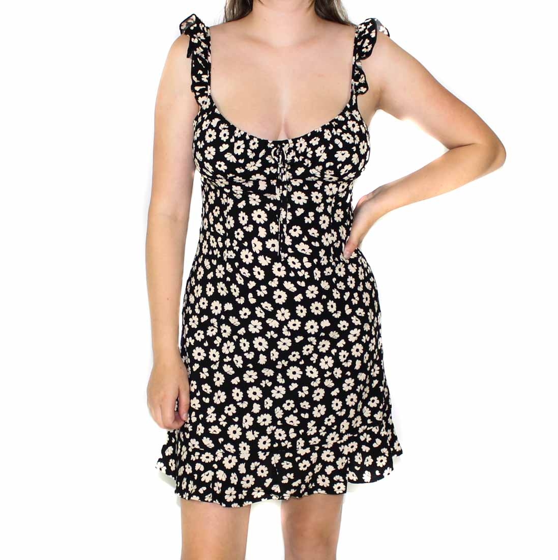 Billabong Black Avalon Dress-Front