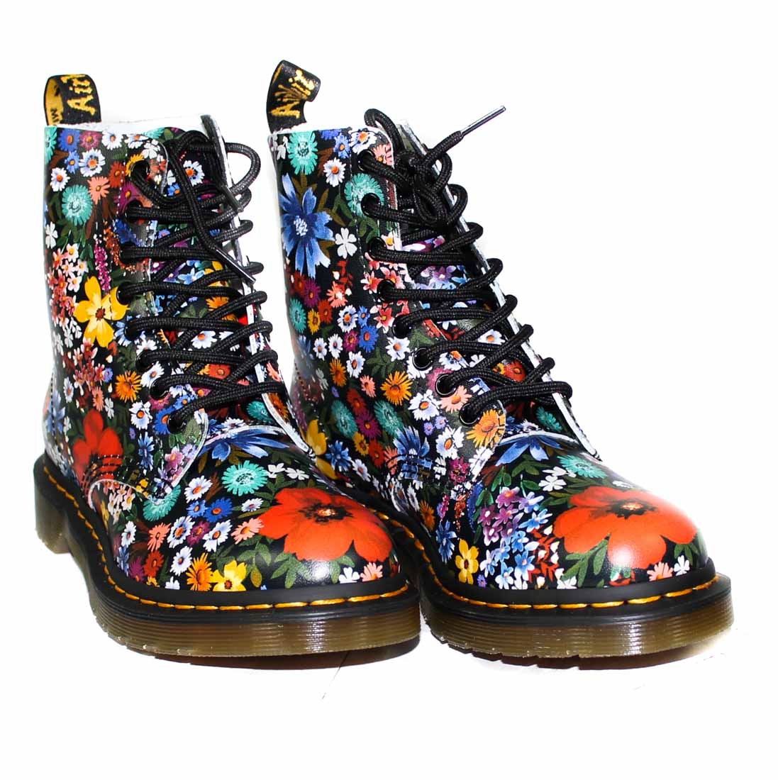 Dr Martens 1460 Pascal Floral 8-Eye Boot-Front