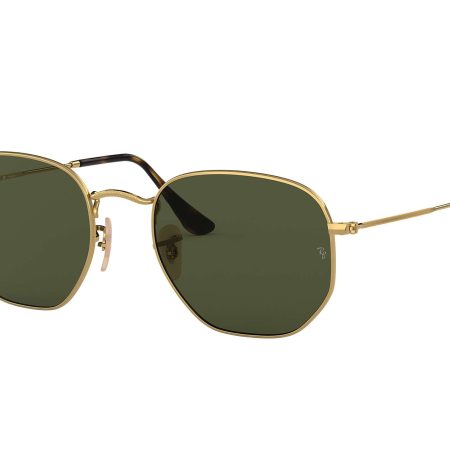 Ray-Ban Hexagonal Gold Sunglasses -Hero