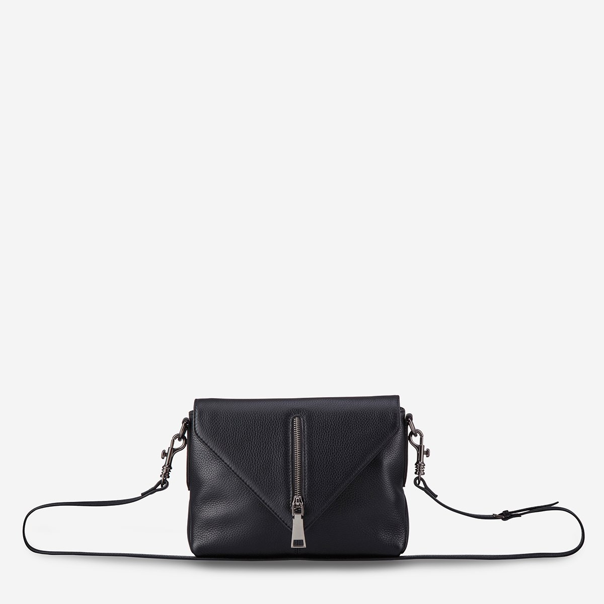 Status Anxiety Exile Black Bag-Front